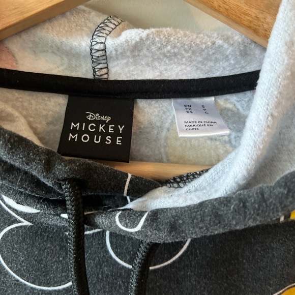 Disney Mickey Mouse Cropped Hoodie/Sweater S GUC - Picture 5 of 10